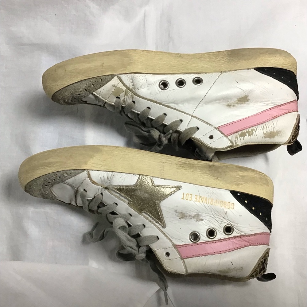 GGDB Midstar Private/EDT High Top White and Gray Sneakers 36 Italy - Picture 7 of 12